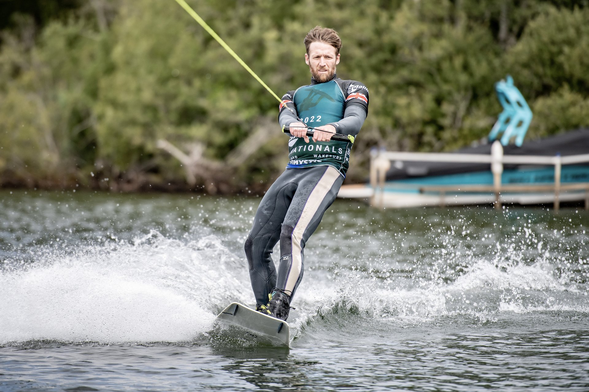 Iain Cameron at the 2022 Malibu Boats UK Wakeboard And Wakesurf Nationals